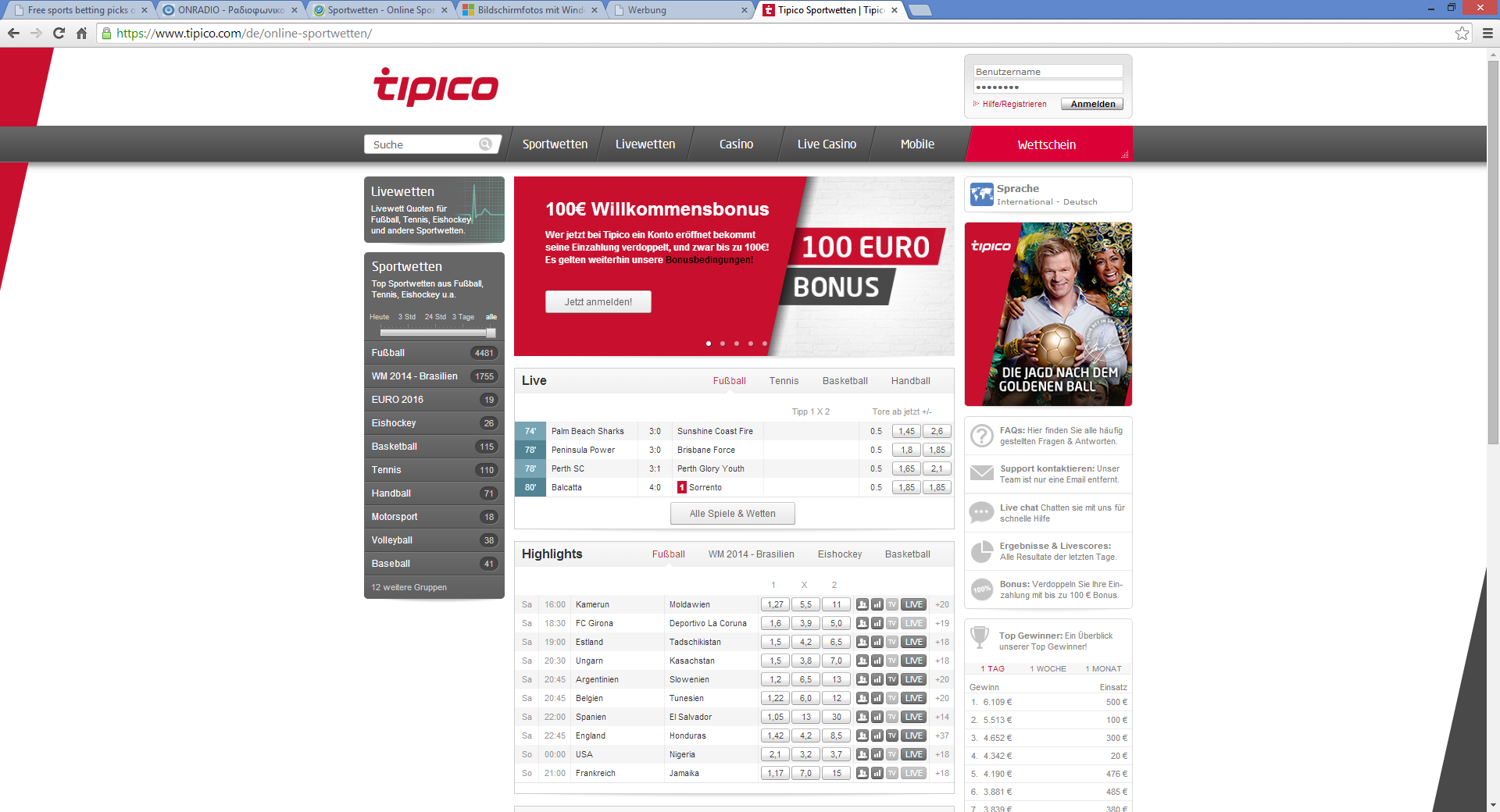 Tipico Online Betting